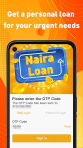 Naira loan login with phone number